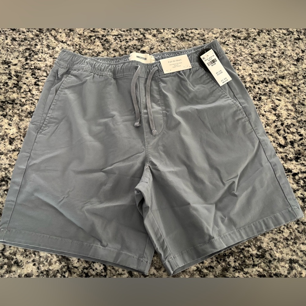 Hollister Charcoal Pull-On Shorts